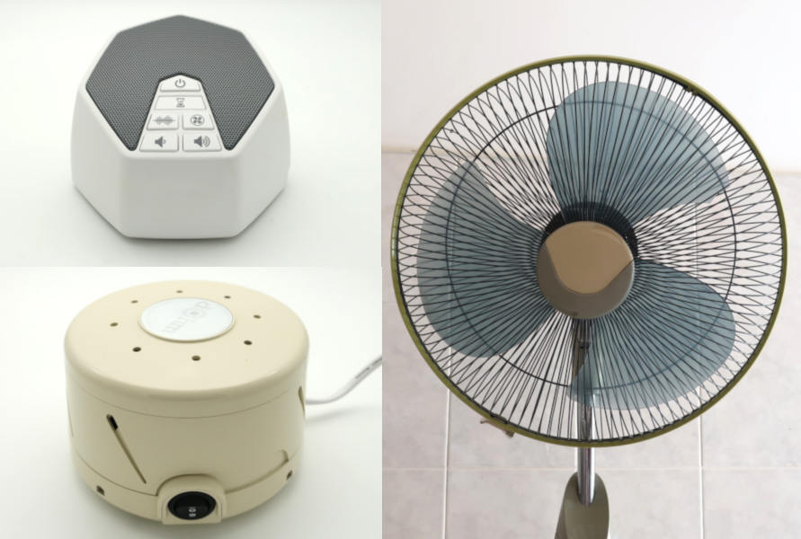 white noise machine vs fan for sleeping